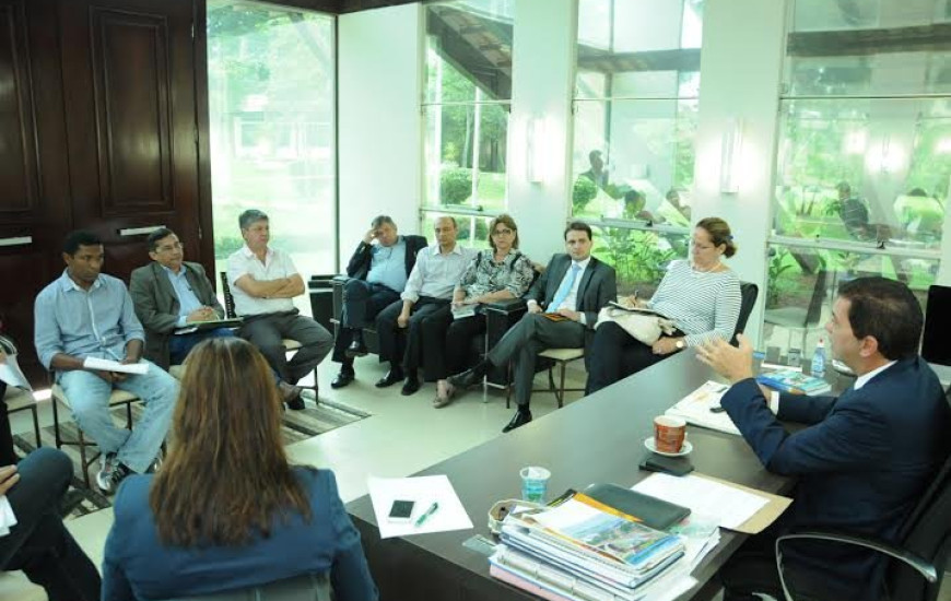 Amastha e secretários se reuniram nesta 5ª