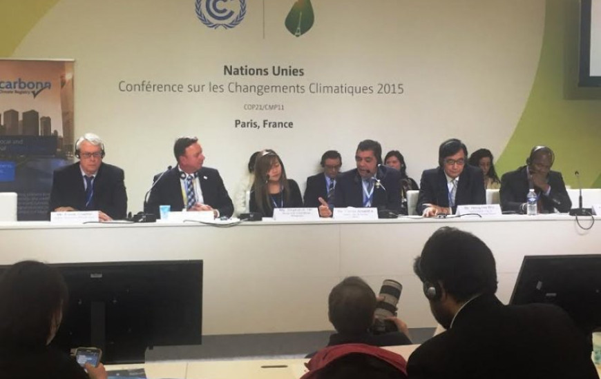 Amastha participa de debate na COP 21