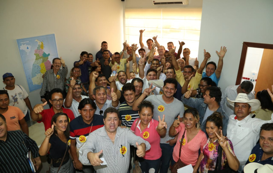 Governador recebe apoio de lideranças do interior e da capital 