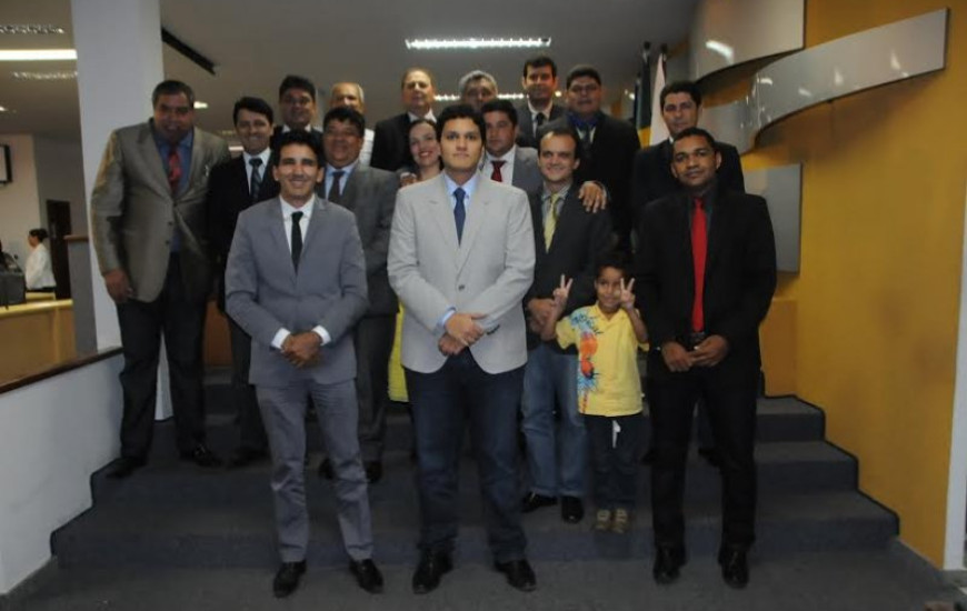 Sessão de posse de novos vereadores