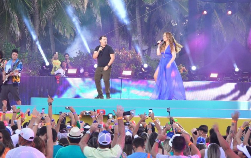 Banda Aviões do Forró faz show em Palmas