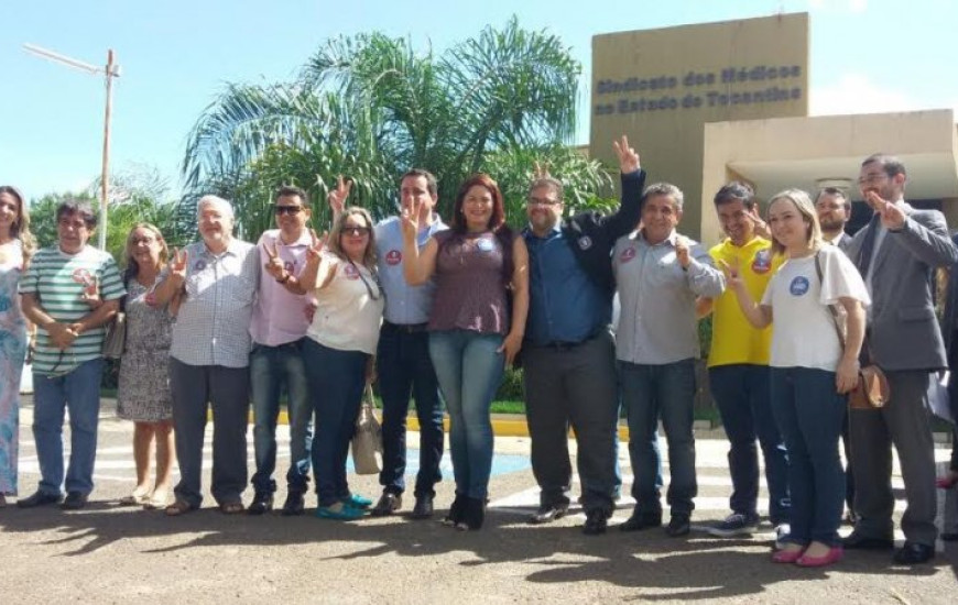 Integrantes da chapa Responsabilidade Classista