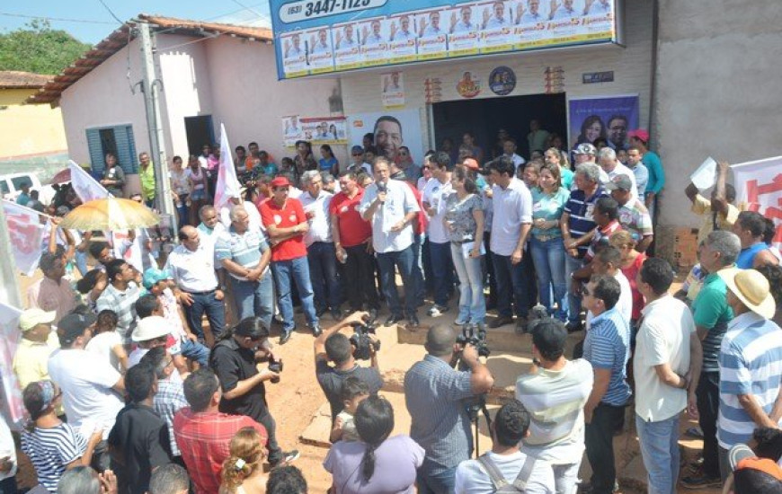 Miranda, Lelis e Kátia Abreu em São Miguel