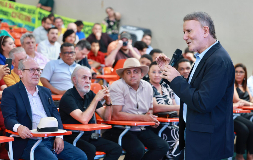 Prefeito Eduardo destacou a participação popular na aprovação do projeto