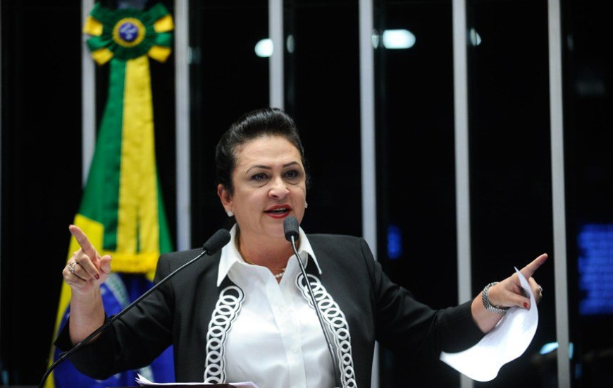 Kátia defende Dilma na Sessão do Impeachment