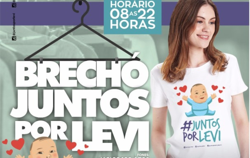 Bazar é realizado para ajudar a família com tratamento