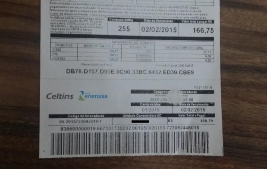 Conta ficará 4,5% mais cara