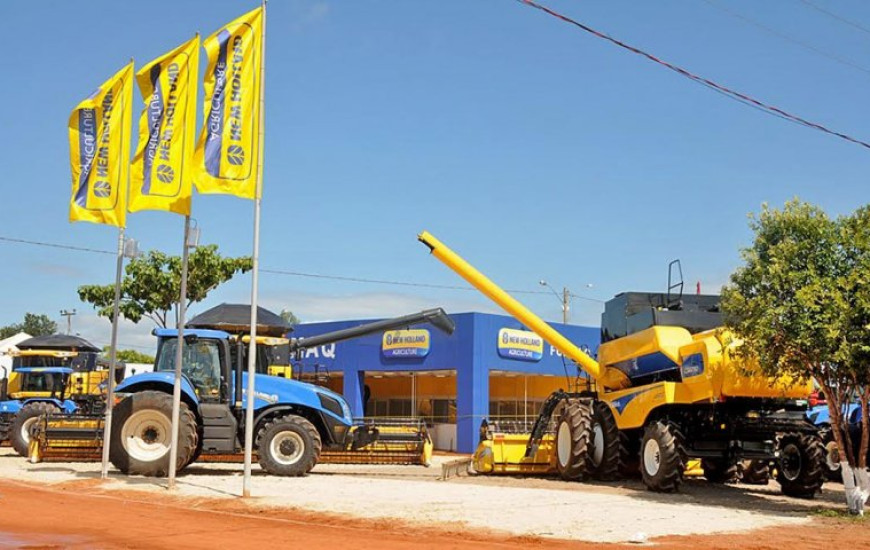 Expositores na feira