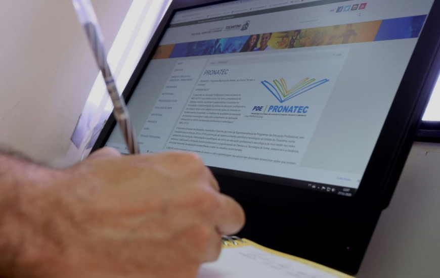As aulas do Pronatec serão realizadas na modalidade EaD