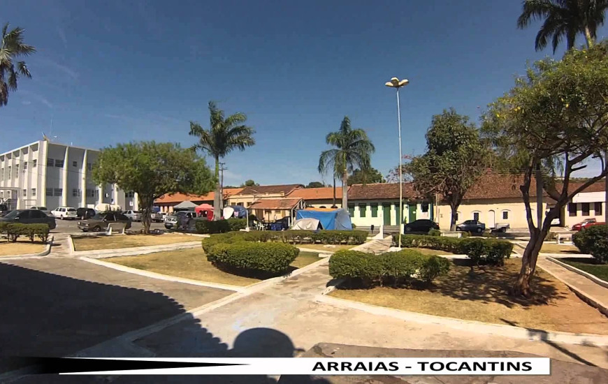 Cidade de Arraias no Sudeste do Tocantins