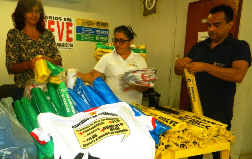 Sindicato iniciou distribuição de kits greve