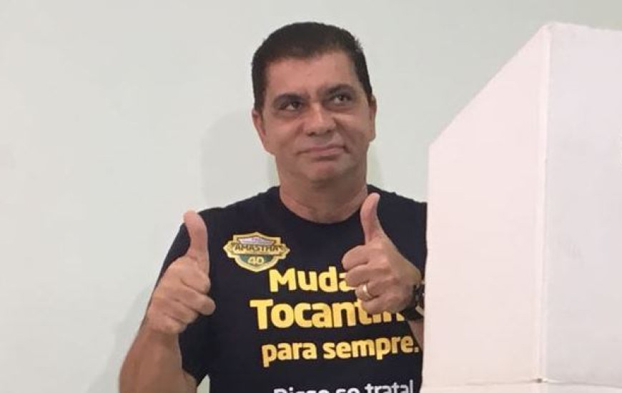 Ex-prefeito de Palmas ficou em terceiro lugar na votação