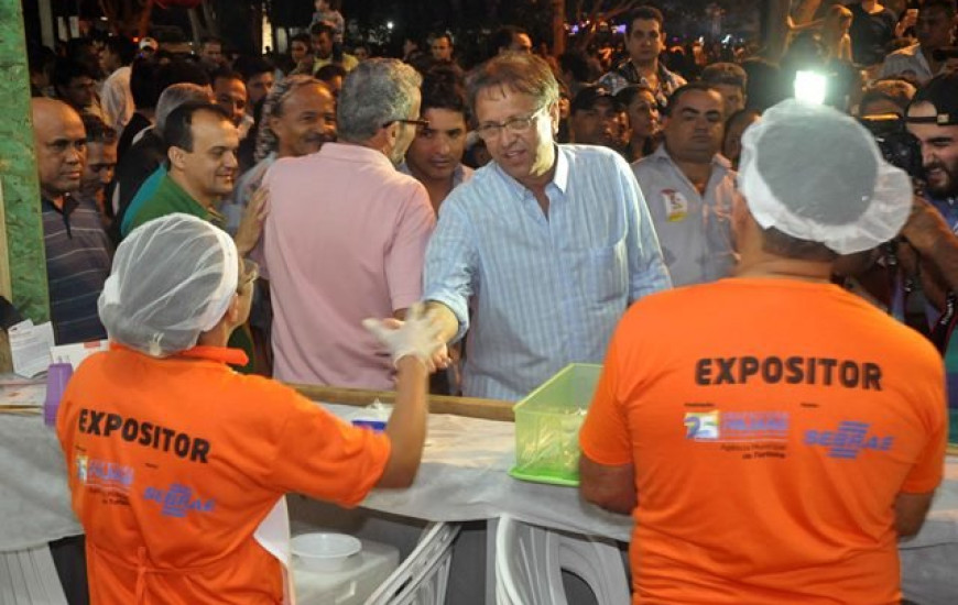 Miranda em Taquaruçu com expositores