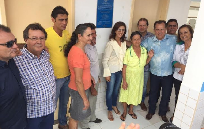 Vilmar esteve em inauguração de obras em Colméia