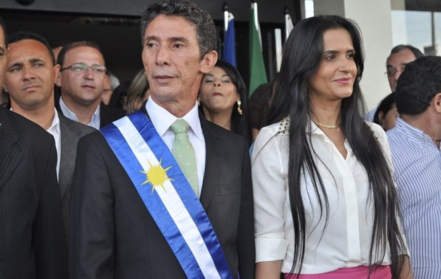 Ex-prefeito Raul Filho com Solange Duailibe