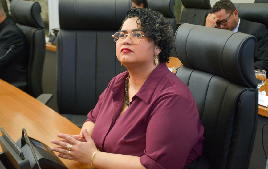 Vereadora Thamires, do Coletivo Somos