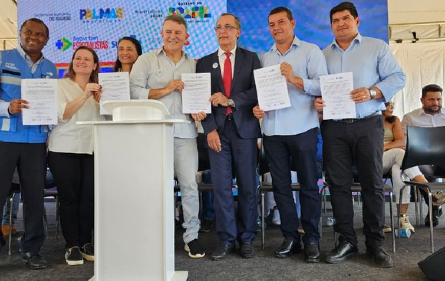 Ordens de serviço foram assinadas nesta manhã em Palmas