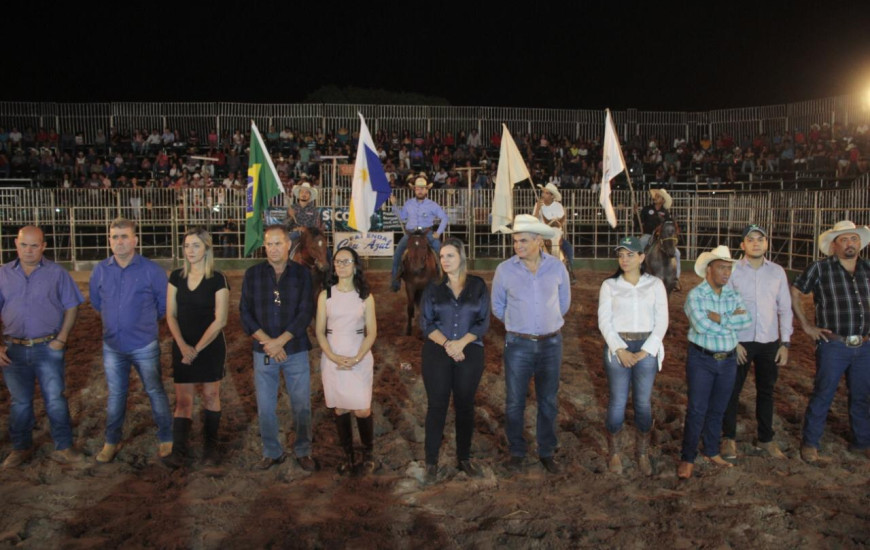 Deputada na abertura da Expoagro