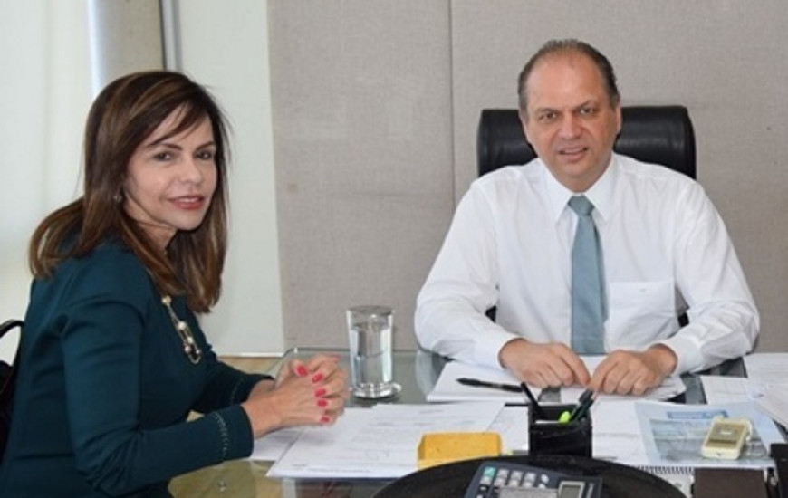 Deputada Dorinha com o ministro 