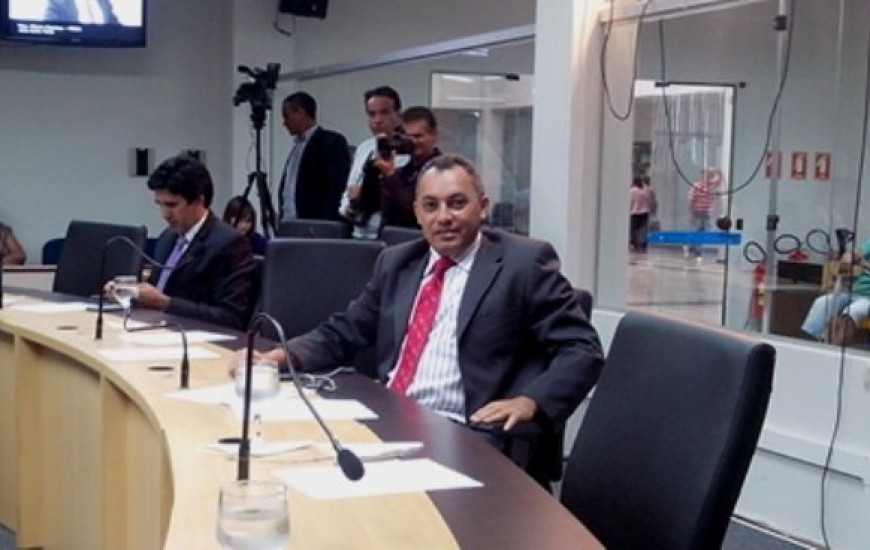 Vereador Marilon Barbosa, na Plenária da Câmara