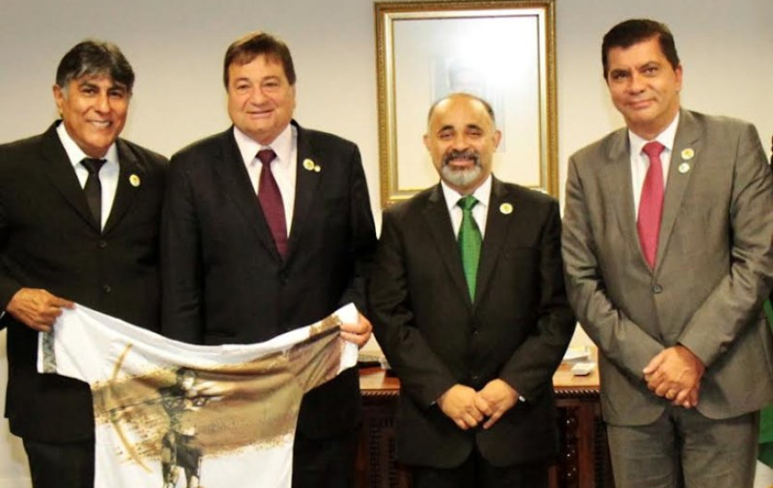 Halum e Amastha se reúnem com ministro do Esporte