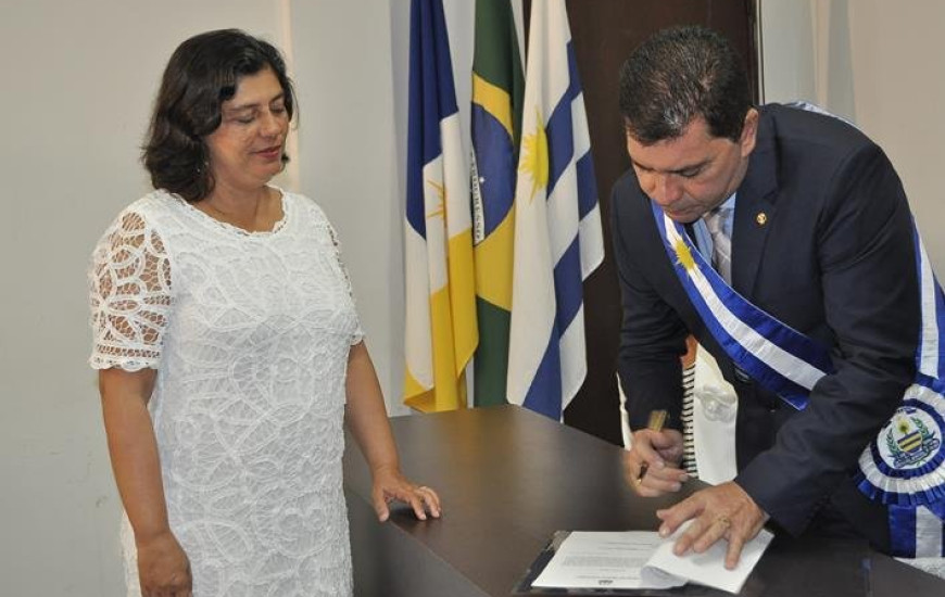 Posse de Maria Luiza em janeiro deste ano