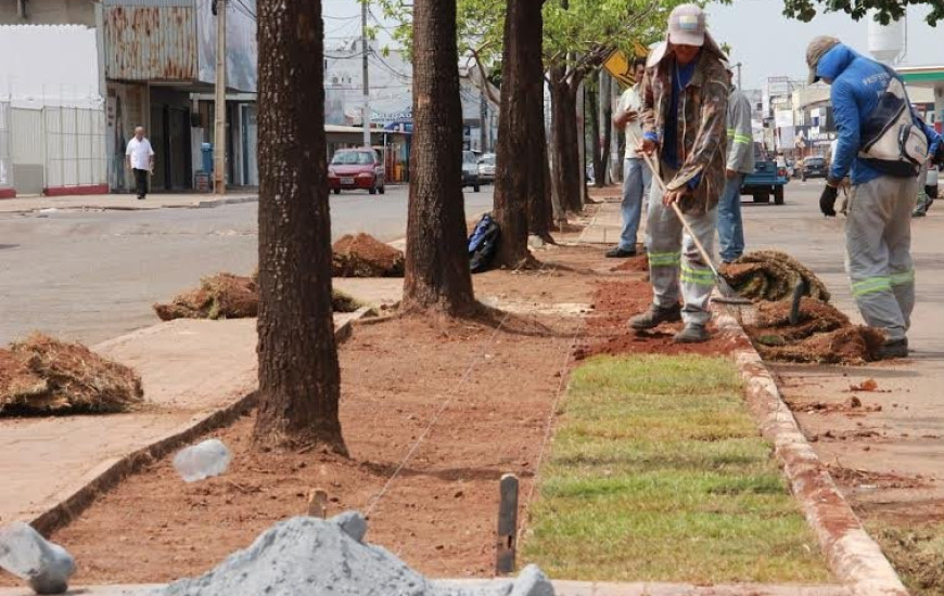 Av. Tocantins recebe obras da Prefeitura