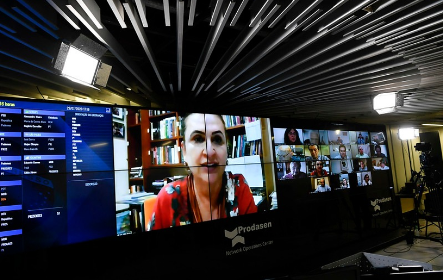 Líder da bancada do Tocantins, senadora Kátia Abreu.