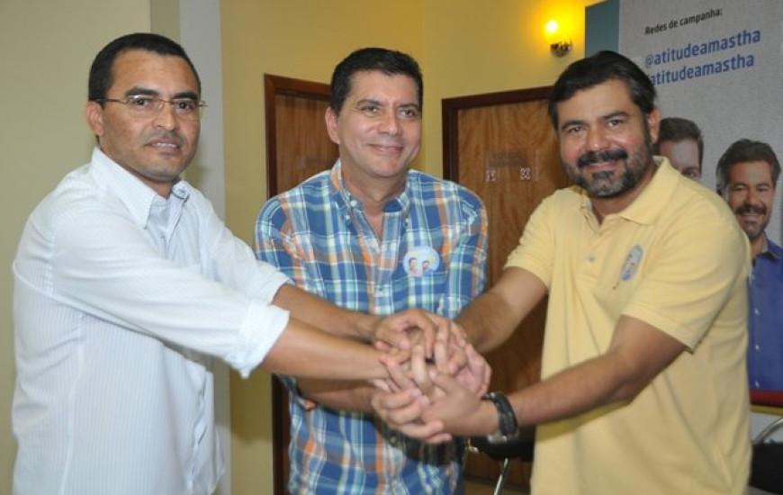 Amastha e Wanderlei inauguram comitê