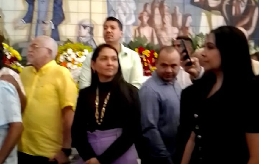 Deputada Janad, no velório do ex-governador