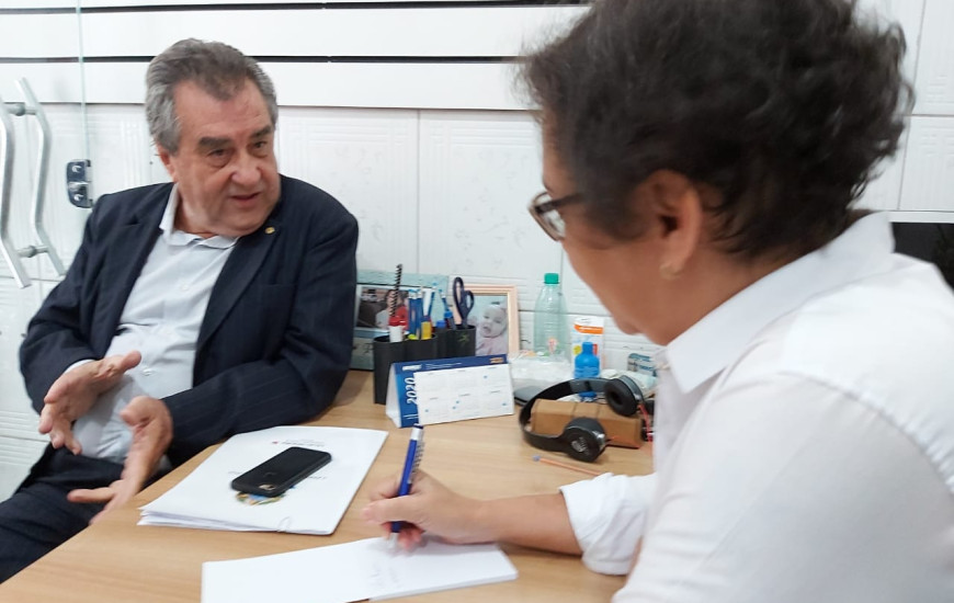 Deputado Célio Moura na Redação do T1