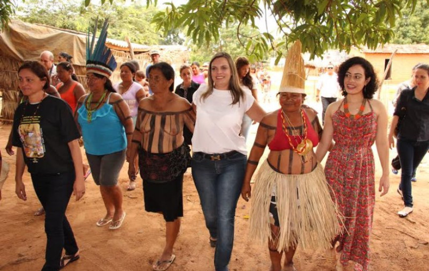 Vice-governadora se reuniu com indígenas