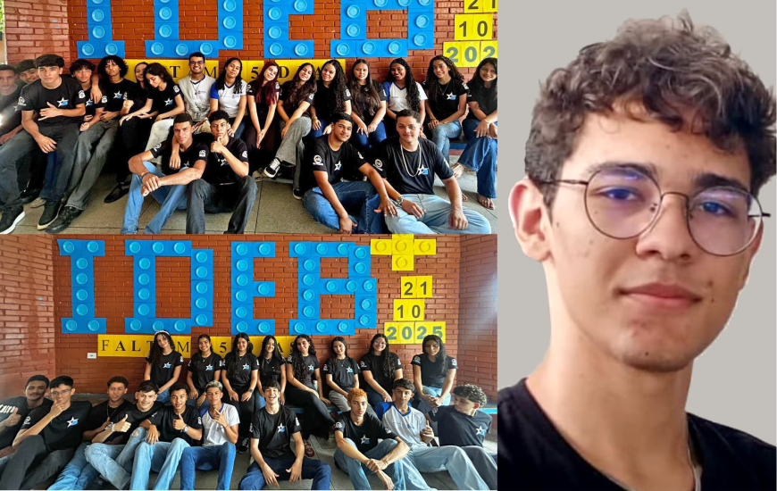  Turma da 3ª série do CEM Benjamim José e Nicolas Noleto aprovado em Medicina 