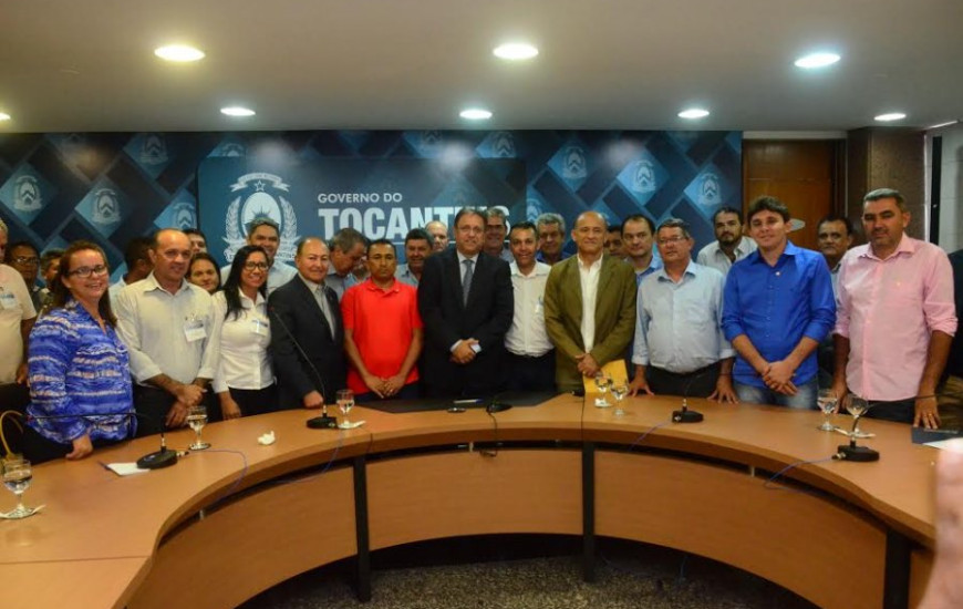 Encontro foi realizado no Palácio Araguaia