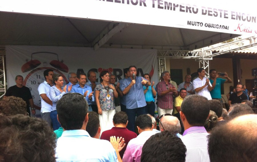 Miranda fala para correligionários