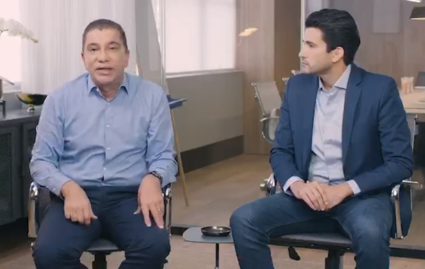 Carlos Amastha e Tiago Andrino/Foto: Reprodução