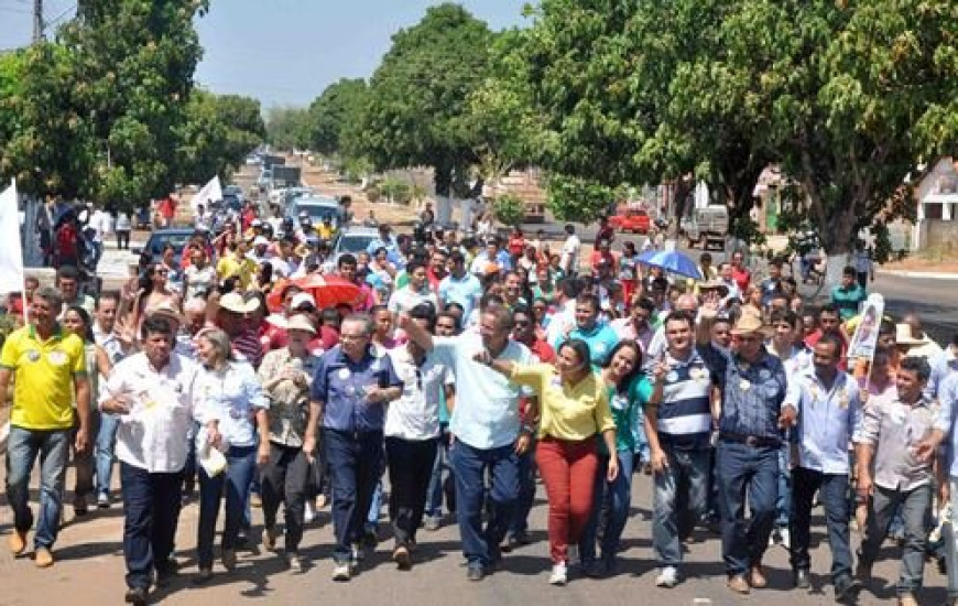 Coligação caminha em Miranorte