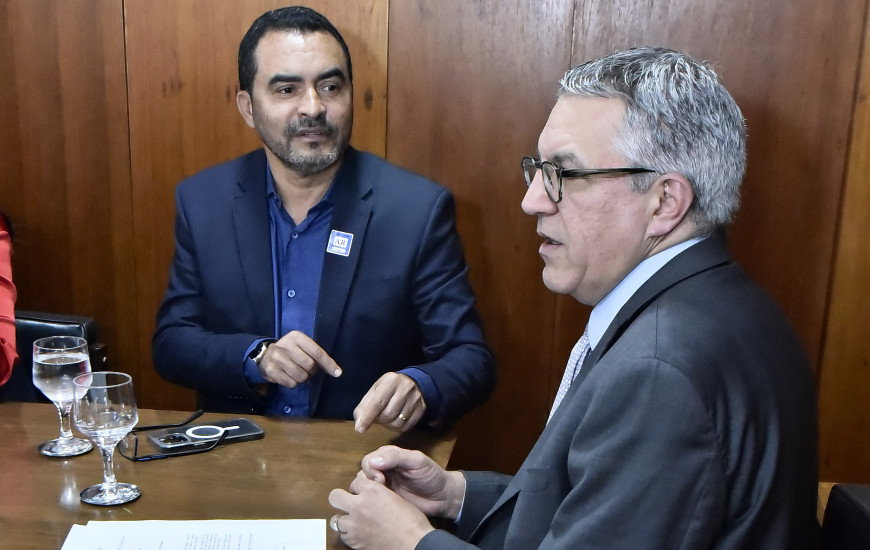 Governador e ministro das Relações Institucionais, Alexandre Padilha