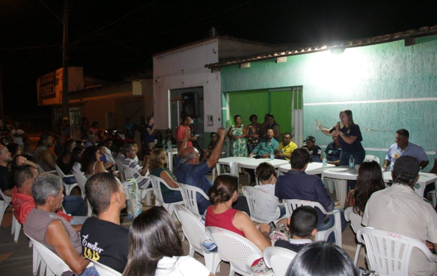 este sábado, 29, a candidata realizou uma reunião em Taguatinga