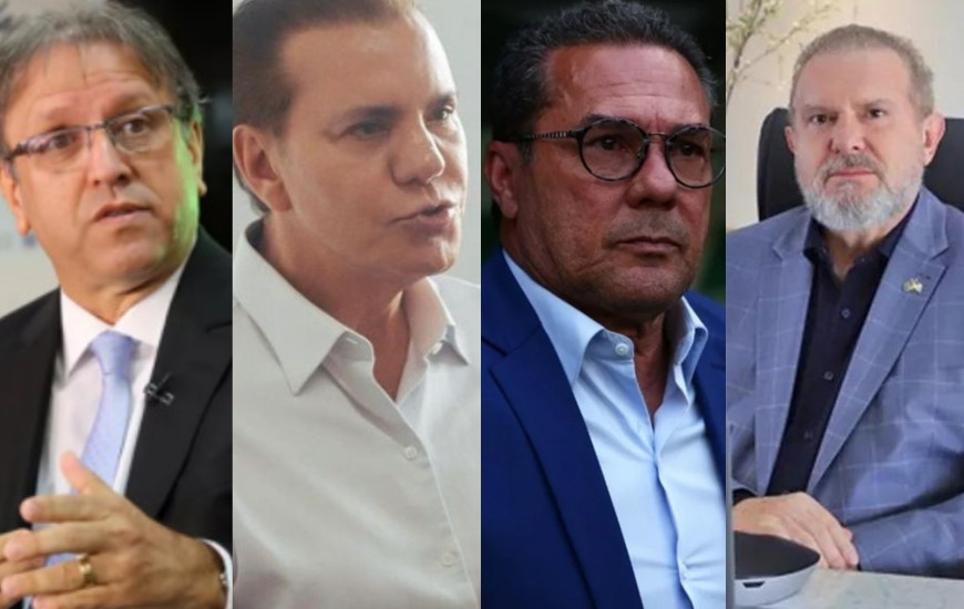 Marcelo Miranda, Ataídes, Vanderlei Luxemburgo e Carlesse.