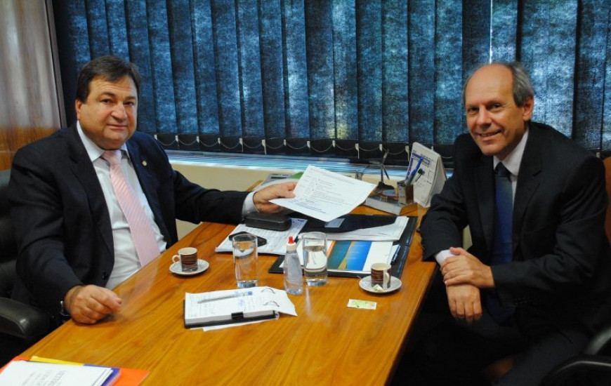 Halum e o prefeito de Araguaína, Ronaldo Dimas