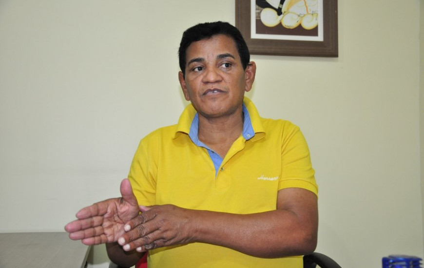 Carlos de Lima, secretário geral do Sintet