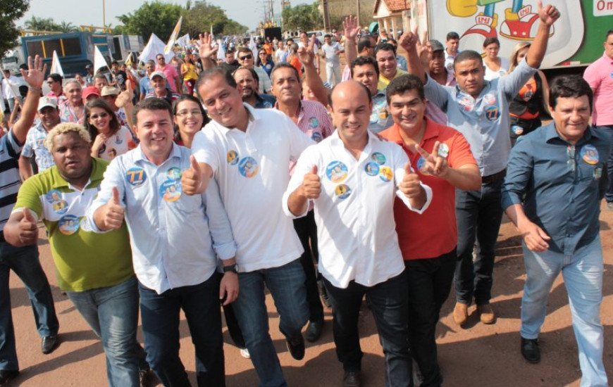 Sandoval durante caminhada em Paraíso