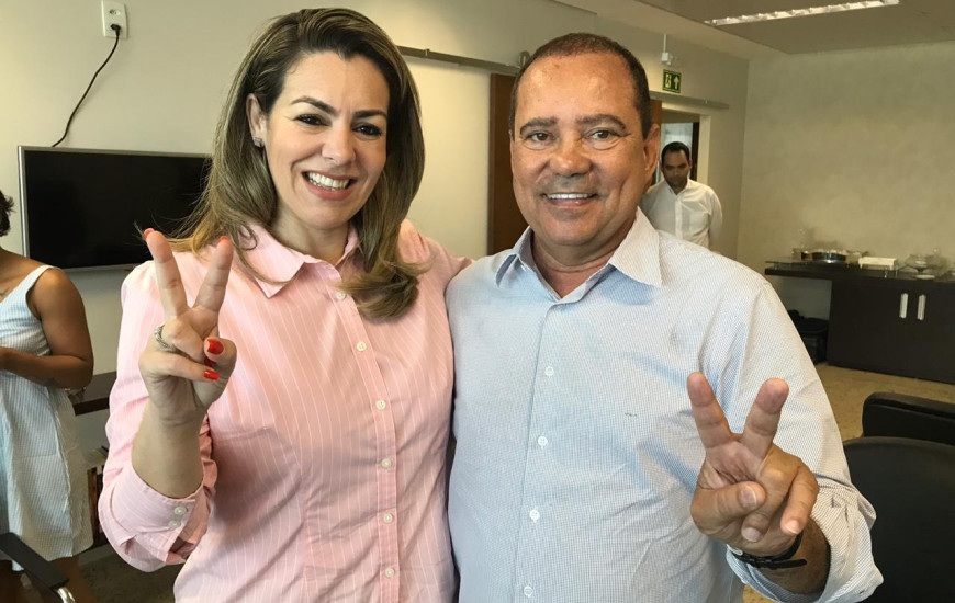 Prefeita se encontrou com candidato a reeleição nesta quinta-feira, 4, em Palmas