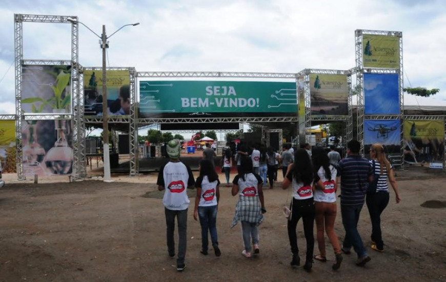 Feira já está aberta para visitação