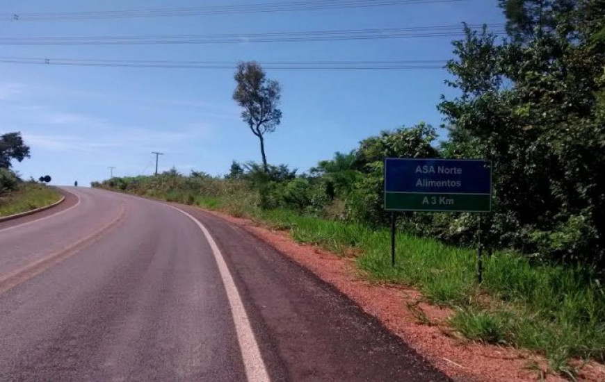 Trecho já está asfaltado