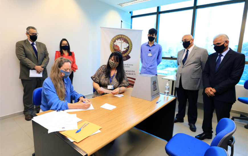 A eleição aconteceu na sede da procuradoria, localizada no prédio Ruy Barbosa