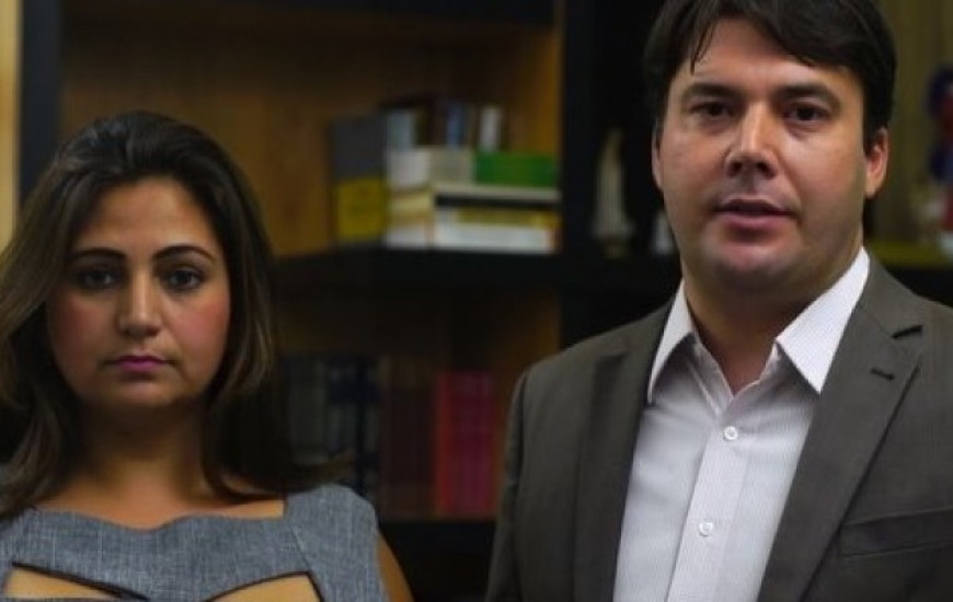 Janay Gargia e Gedeon Pitaluga.