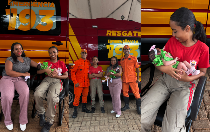 Ana Júlia Alves de Sousa, de 13 anos, salvou a irmã recém-nascida