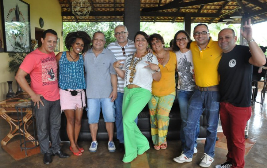 Luiz festeja aniversário com amigos